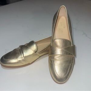 Kate Spade | Metallic Gold Loafer